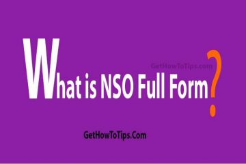 What is NSO full form?